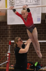 2023-12-09 Warm-up Women Poussines and Open Uneven bars at CGC Bettembourg 2023 (Martin Rulsch) 092