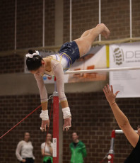 2023-12-09 Warm-up Women Poussines and Open Uneven bars at CGC Bettembourg 2023 (Martin Rulsch) 049