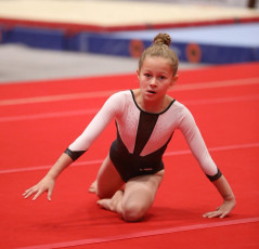 2023-12-09 Competition Women Benjamines and Jeunes Espoirs Floor exercise at CGC Bettembourg 2023 (Martin Rulsch) 520