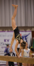 2023-12-09 Warm-up Women Poussines and Open Balance beam at CGC Bettembourg 2023 (Martin Rulsch) 019
