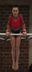 2023-12-09 Warm-up Women Benjamines and Jeunes Espoirs Balance beam Uneven bars at CGC Bettembourg 2023 (Martin Rulsch) 050