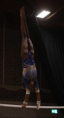 2023-12-09 Warm-up Women Benjamines and Jeunes Espoirs Balance beam Uneven bars at CGC Bettembourg 2023 (Martin Rulsch) 028