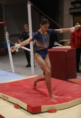 2023-12-09 Warm-up Women Benjamines and Jeunes Espoirs Balance beam Uneven bars at CGC Bettembourg 2023 (Martin Rulsch) 022