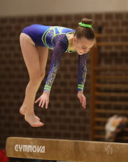 2023-12-09 Competition Women Benjamines and Jeunes Espoirs Balance beam at CGC Bettembourg 2023 (Martin Rulsch) 365