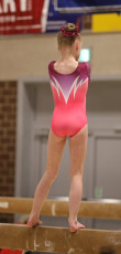 2023-12-09 Competition Women Benjamines and Jeunes Espoirs Balance beam at CGC Bettembourg 2023 (Martin Rulsch) 347