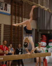 2023-12-09 Warm-up Women Benjamines and Jeunes Espoirs Balance beam Balance beam at CGC Bettembourg 2023 (Martin Rulsch) 066