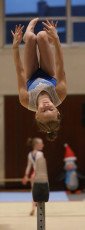 2023-12-09 Warm-up Women Benjamines and Jeunes Espoirs Balance beam Balance beam at CGC Bettembourg 2023 (Martin Rulsch) 033