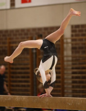 2023-12-09 Competition Women Benjamines and Jeunes Espoirs Balance beam at CGC Bettembourg 2023 (Martin Rulsch) 182