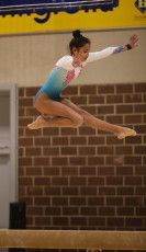 2023-12-09 Competition Women Benjamines and Jeunes Espoirs Balance beam at CGC Bettembourg 2023 (Martin Rulsch) 104