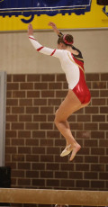 2023-12-09 Competition Women Benjamines and Jeunes Espoirs Balance beam at CGC Bettembourg 2023 (Martin Rulsch) 046