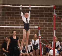 2023-12-09 Competition Women Poussines and Open Uneven bars at CGC Bettembourg 2023 (Martin Rulsch) 047